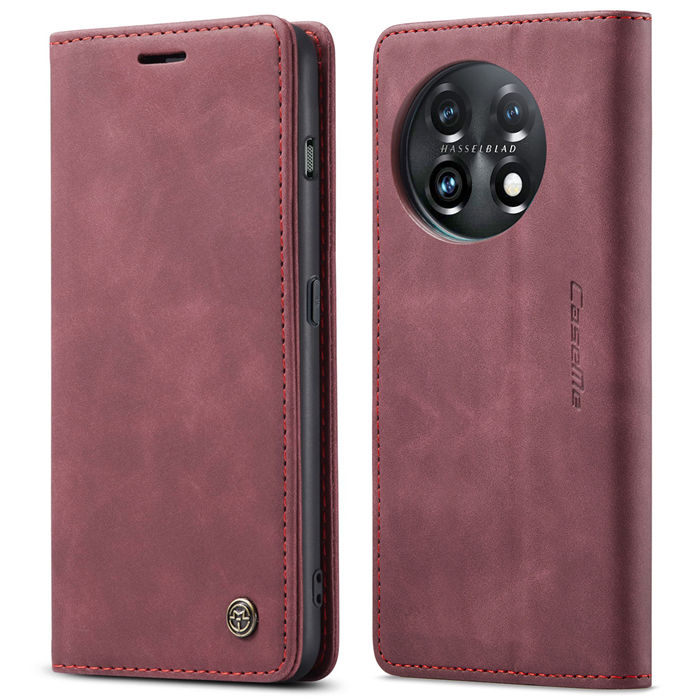 CaseMe OnePlus 11 Wallet Retro Suede Leather Case