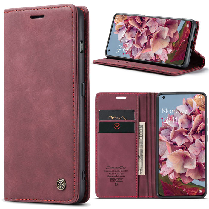 CaseMe OnePlus 11 Wallet Retro Suede Leather Case