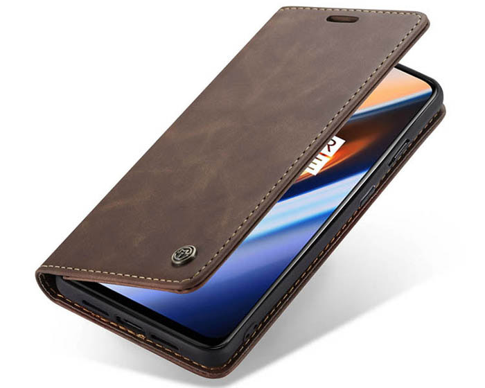 CaseMe OnePlus 7 Wallet Kickstand Magnetic Flip Leather Case