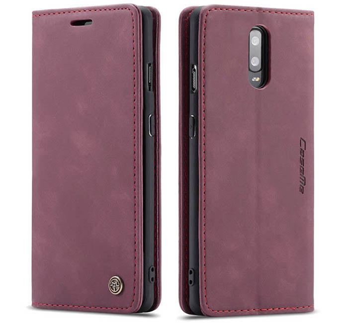 CaseMe OnePlus 7 Wallet Kickstand Magnetic Flip Leather Case