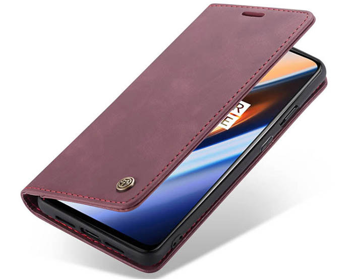 CaseMe OnePlus 7 Wallet Kickstand Magnetic Flip Leather Case