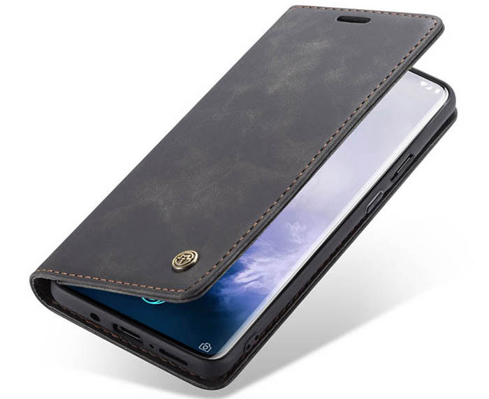 CaseMe OnePlus 7 Pro Wallet Kickstand Magnetic Flip Leather Case