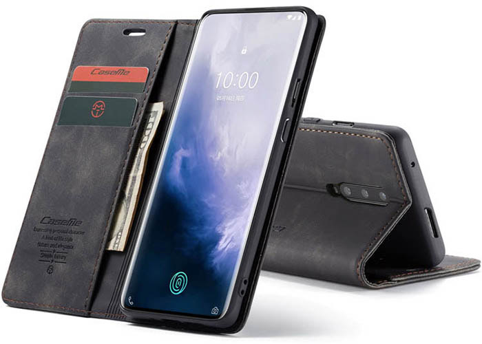 CaseMe OnePlus 7 Pro Wallet Kickstand Magnetic Flip Leather Case