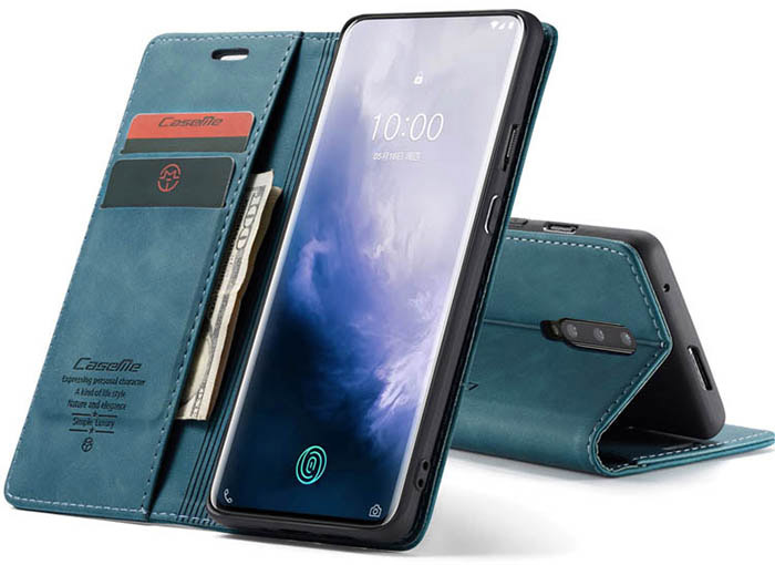 CaseMe OnePlus 7 Pro Wallet Kickstand Magnetic Flip Leather Case