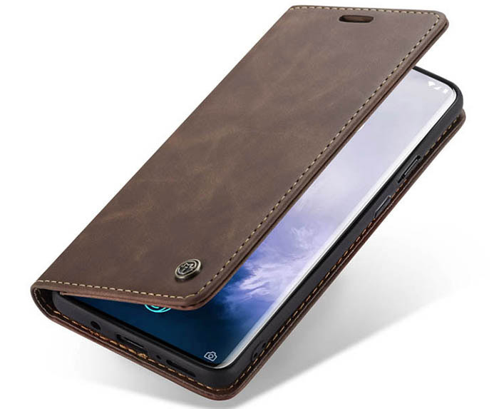 CaseMe OnePlus 7 Pro Wallet Kickstand Magnetic Flip Leather Case