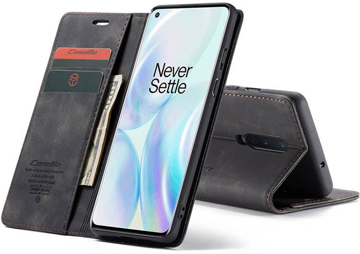 CaseMe OnePlus 8 Wallet Kickstand Magnetic Flip Leather Case