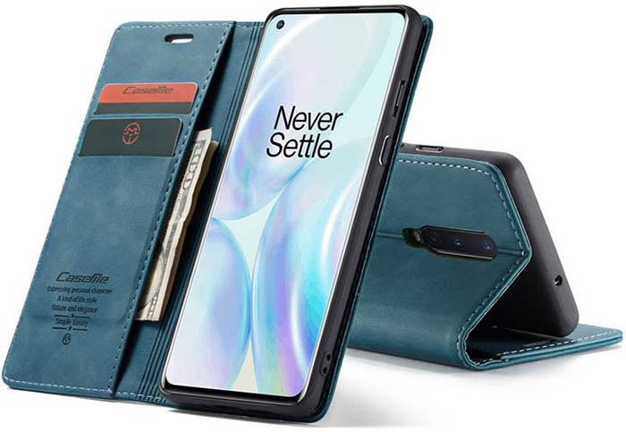 CaseMe OnePlus 8 Wallet Kickstand Magnetic Flip Leather Case