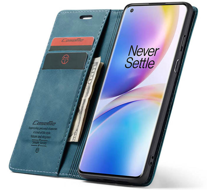 CaseMe OnePlus 8 Pro Wallet Kickstand Magnetic Flip Leather Case