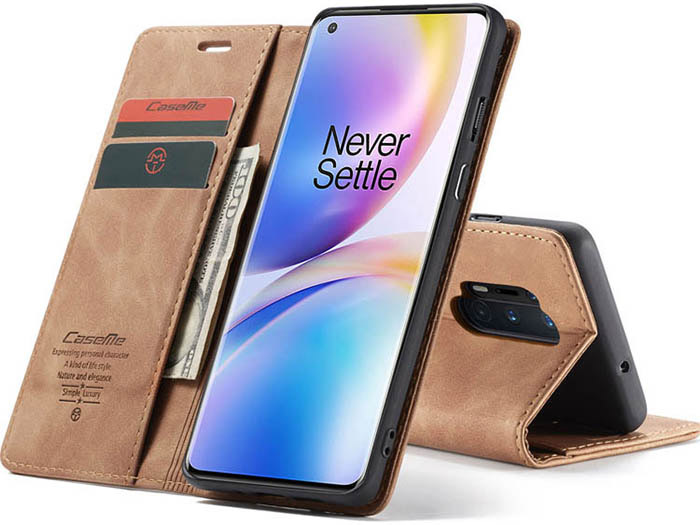 CaseMe OnePlus 8 Pro Wallet Kickstand Magnetic Flip Leather Case