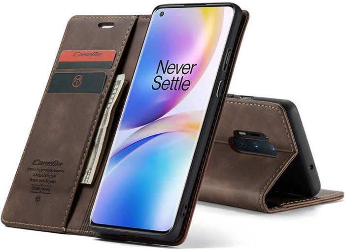 CaseMe OnePlus 8 Pro Wallet Kickstand Magnetic Flip Leather Case