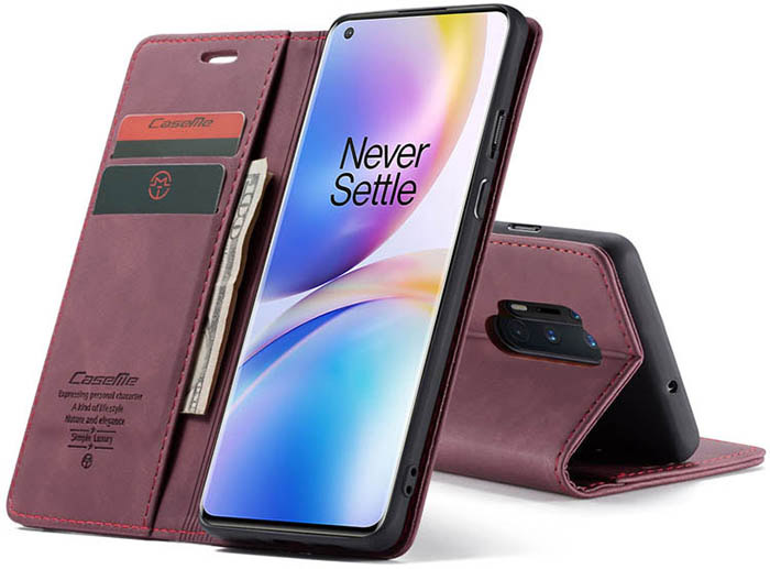 CaseMe OnePlus 8 Pro Wallet Kickstand Magnetic Flip Leather Case