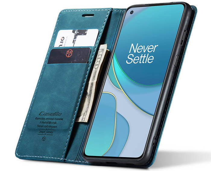 CaseMe OnePlus 8T Wallet Kickstand Magnetic Flip Leather Case