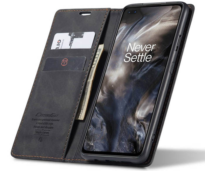 CaseMe OnePlus Nord Wallet Kickstand Magnetic Flip Leather Case