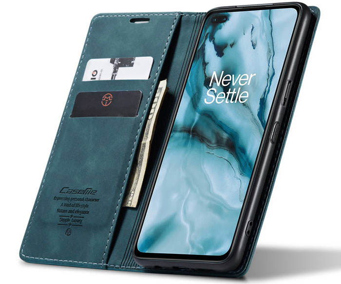 CaseMe OnePlus Nord Wallet Kickstand Magnetic Flip Leather Case