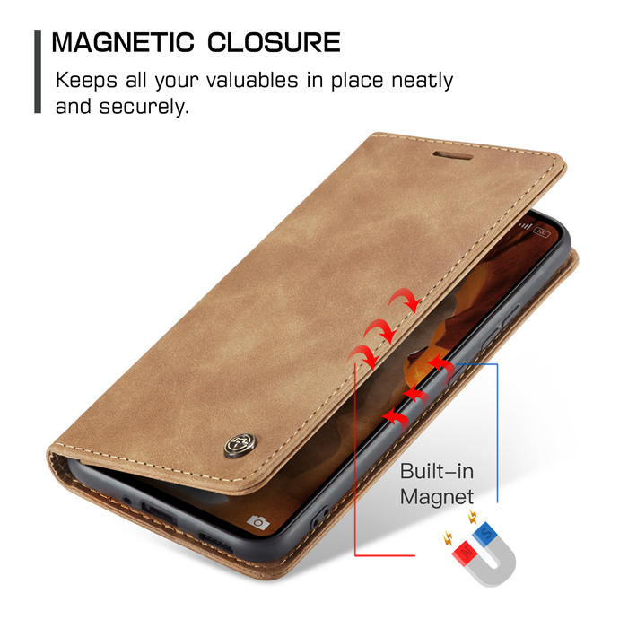 CaseMe Xiaomi Redmi 11A/12C Wallet Suede Leather Case