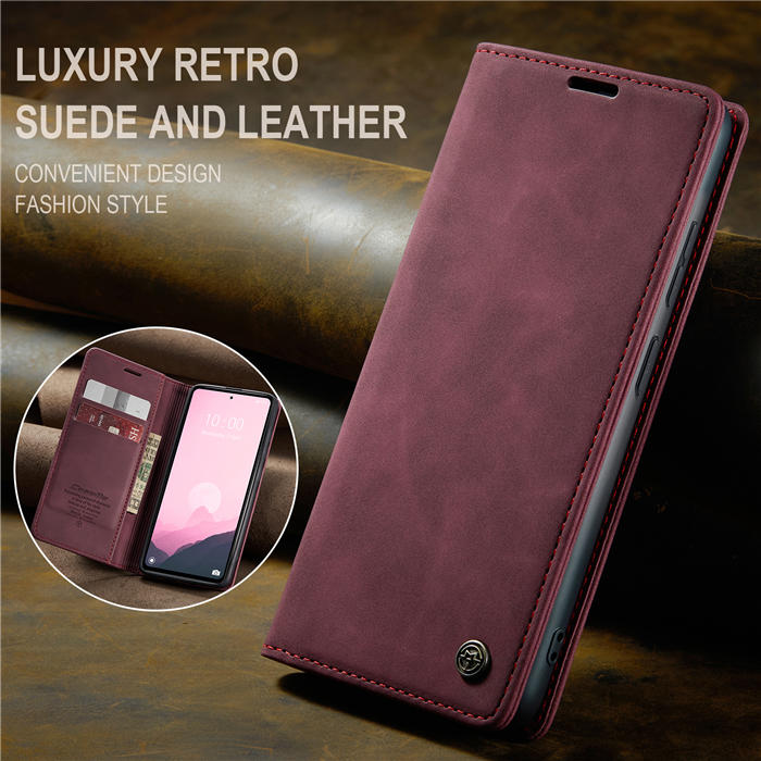 CaseMe Xiaomi Redmi 11A/12C Wallet Suede Leather Case