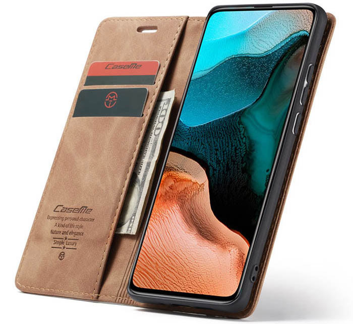 CaseMe Xiaomi Redmi K30 Pro Wallet Kickstand Magnetic Flip Leather Case