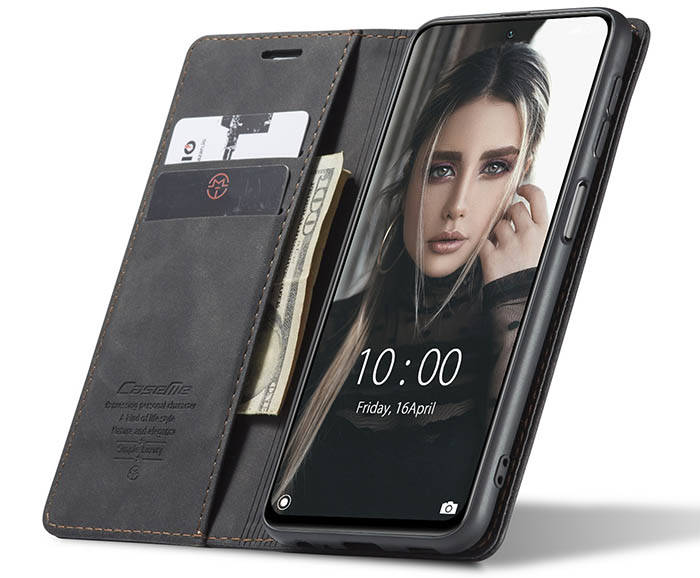 CaseMe Xiaomi Redmi Note 10 4G/Note 10S Wallet Kickstand Magnetic Flip Leather Case