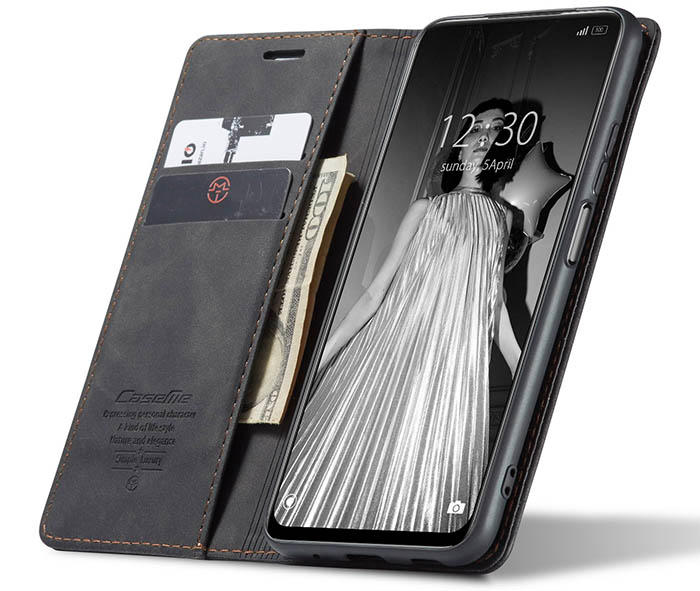 CaseMe Xiaomi Redmi Note 10 5G Wallet Kickstand Magnetic Flip Leather Case