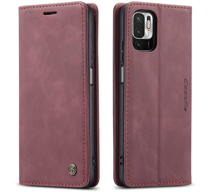 CaseMe Xiaomi Redmi Note 10 5G Wallet Kickstand Magnetic Flip Leather Case