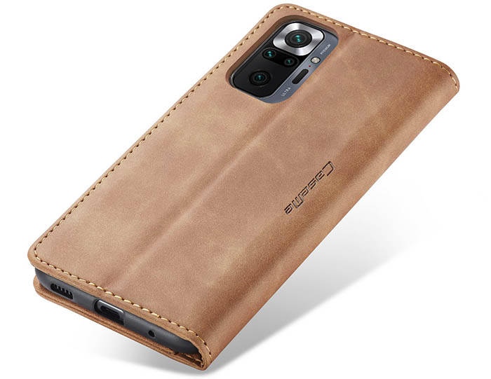 CaseMe Xiaomi Redmi Note 10 Pro/Note 10 Pro Max Wallet Kickstand Magnetic Flip Leather Case