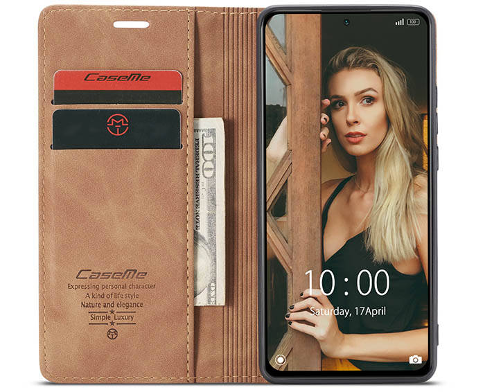 CaseMe Xiaomi Redmi Note 10 Pro/Note 10 Pro Max Wallet Kickstand Magnetic Flip Leather Case