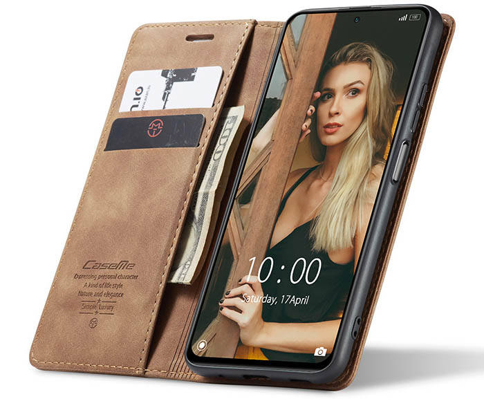 CaseMe Xiaomi Redmi Note 10 Pro/Note 10 Pro Max Wallet Kickstand Magnetic Flip Leather Case