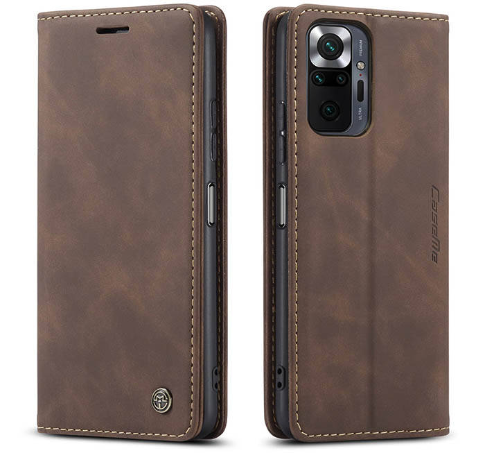 CaseMe Xiaomi Redmi Note 10 Pro/Note 10 Pro Max Wallet Kickstand Magnetic Flip Leather Case