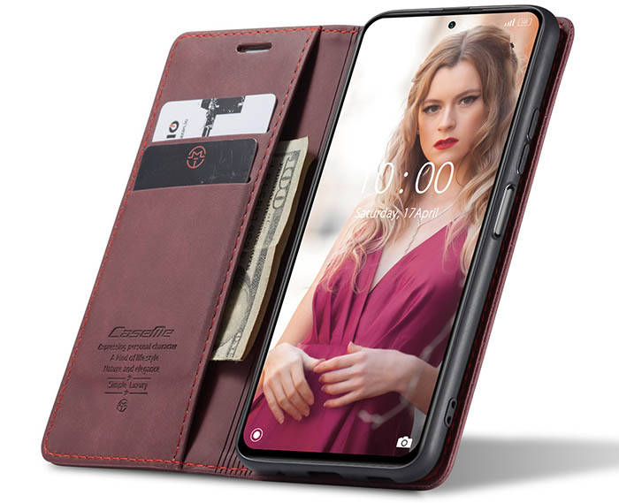 CaseMe Xiaomi Redmi Note 10 Pro/Note 10 Pro Max Wallet Kickstand Magnetic Flip Leather Case