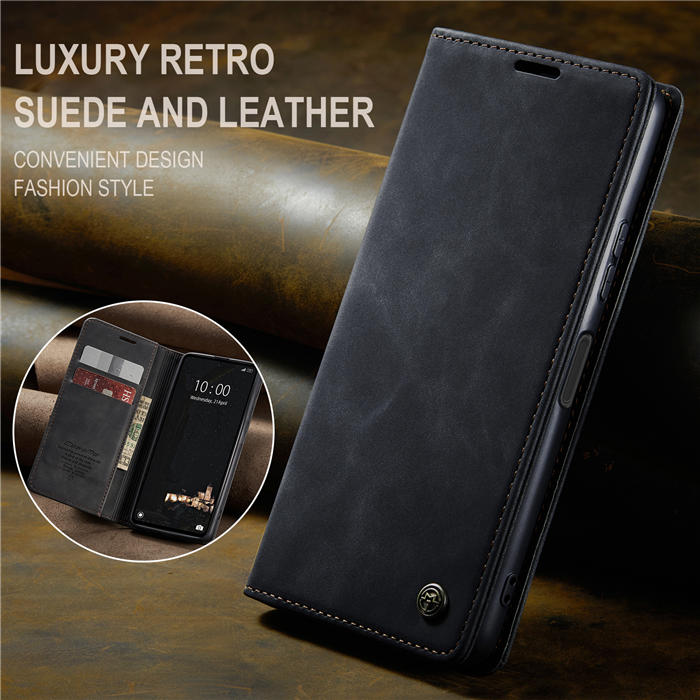 CaseMe Xiaomi Redmi Note 12 4G Wallet Suede Leather Case