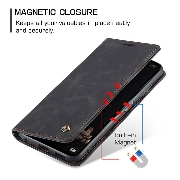 CaseMe Xiaomi Redmi Note 12 4G Wallet Suede Leather Case