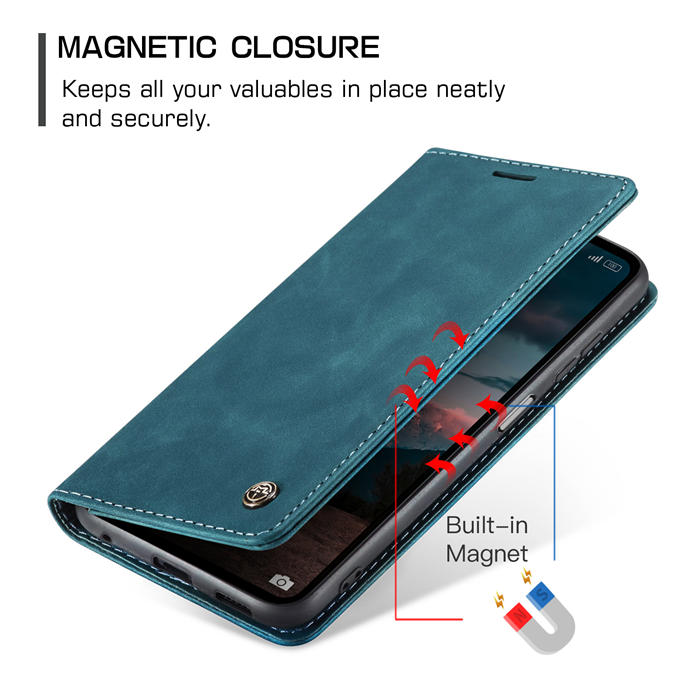 CaseMe Xiaomi Redmi Note 12 4G Wallet Suede Leather Case