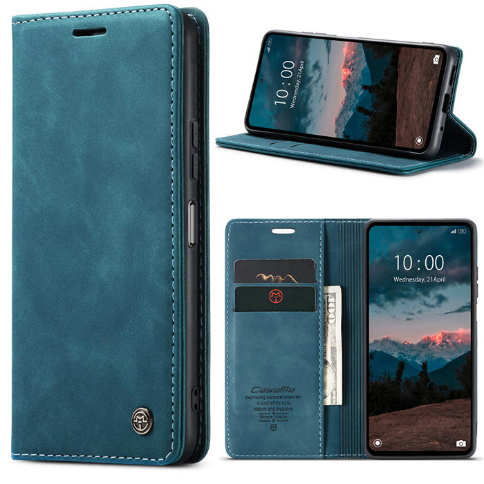 CaseMe Xiaomi Redmi Note 12 4G Wallet Suede Leather Case