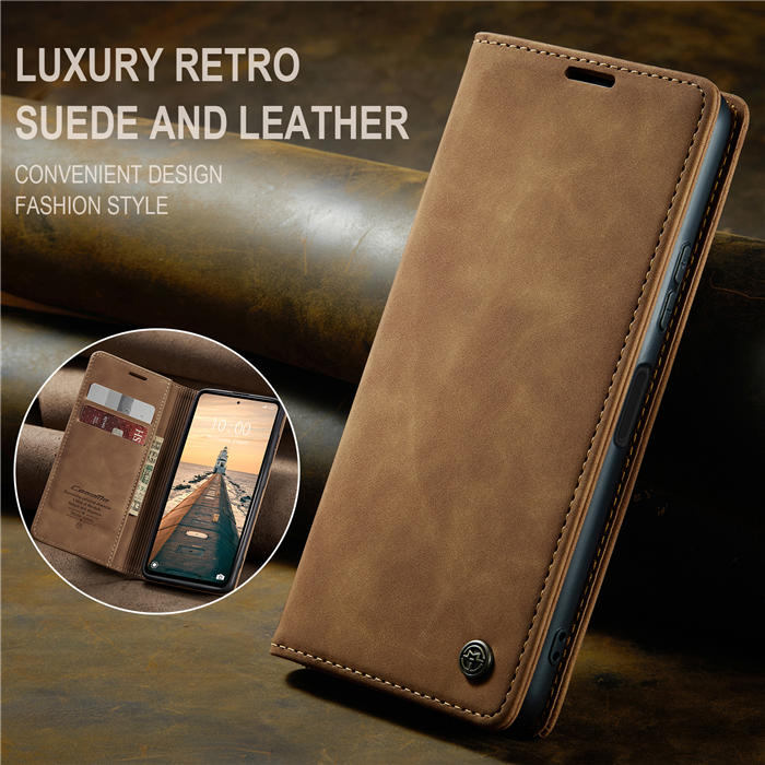 CaseMe Xiaomi Redmi Note 12 4G Wallet Suede Leather Case