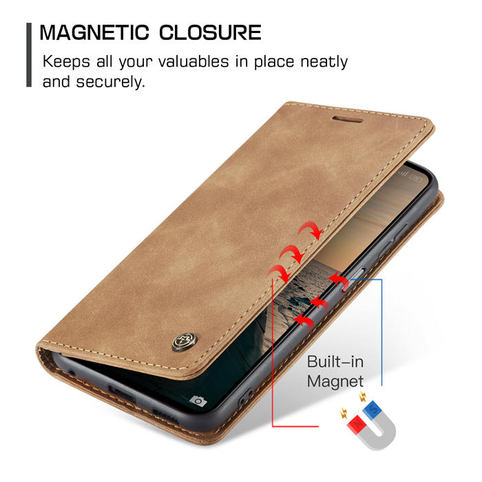 CaseMe Xiaomi Redmi Note 12 4G Wallet Suede Leather Case