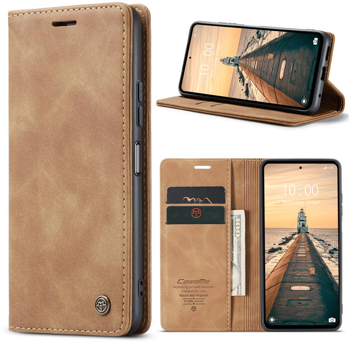 CaseMe Xiaomi Redmi Note 12 4G Wallet Suede Leather Case