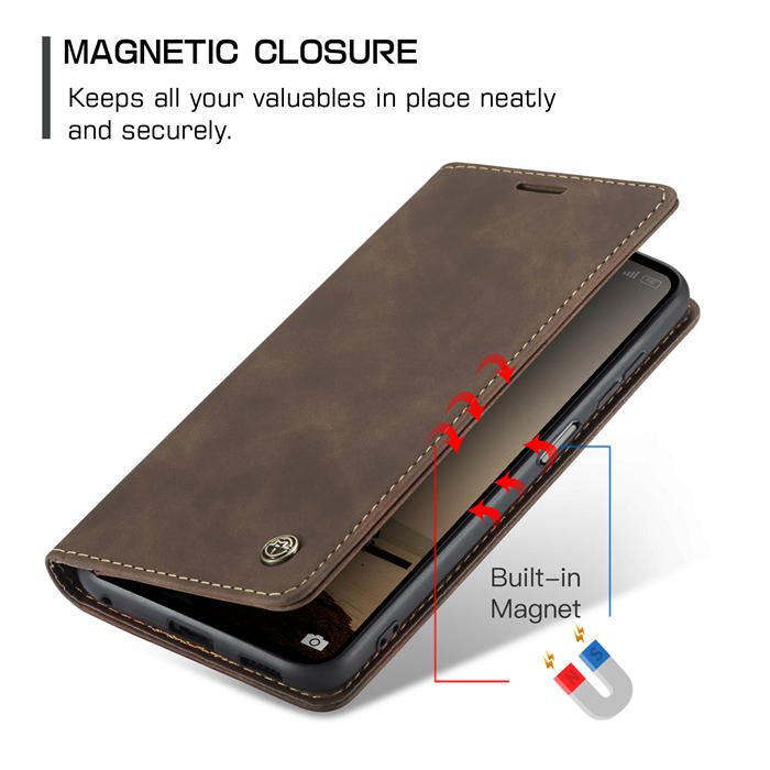 CaseMe Xiaomi Redmi Note 12 4G Wallet Suede Leather Case