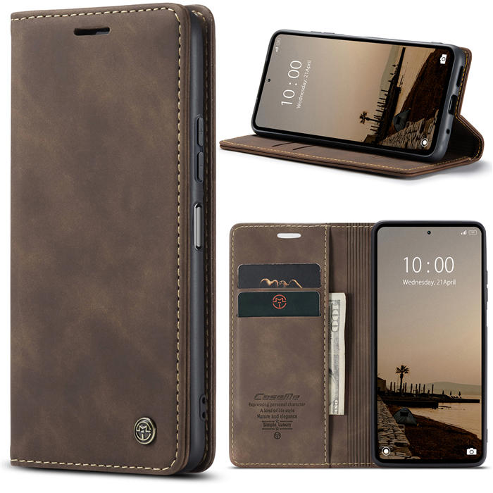 CaseMe Xiaomi Redmi Note 12 4G Wallet Suede Leather Case