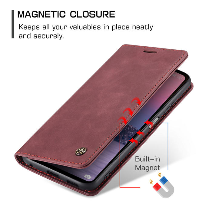 CaseMe Xiaomi Redmi Note 12 4G Wallet Suede Leather Case