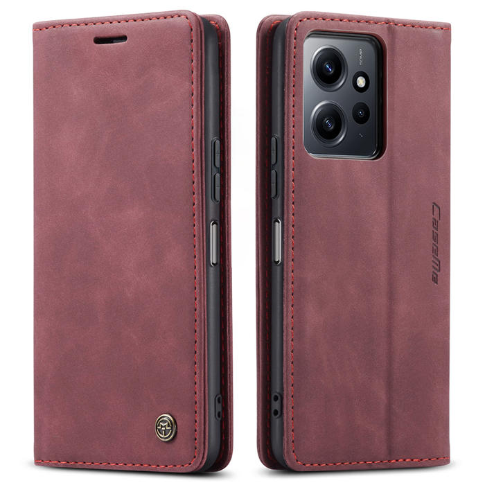 CaseMe Xiaomi Redmi Note 12 4G Wallet Suede Leather Case