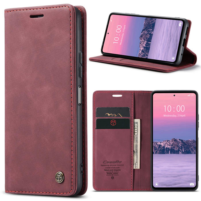 CaseMe Xiaomi Redmi Note 12 4G Wallet Suede Leather Case