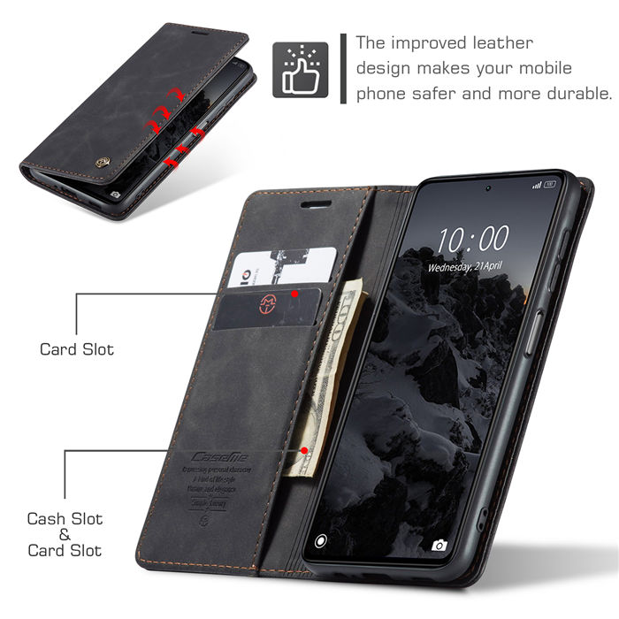 CaseMe Xiaomi POCO X5 5G Wallet Retro Suede Leather Case