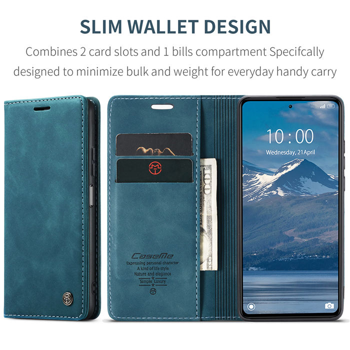 CaseMe Xiaomi POCO X5 5G Wallet Retro Suede Leather Case