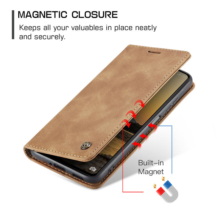 CaseMe Xiaomi POCO X5 5G Wallet Retro Suede Leather Case