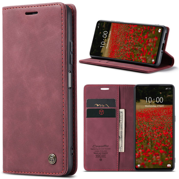 CaseMe Xiaomi POCO X5 5G Wallet Retro Suede Leather Case