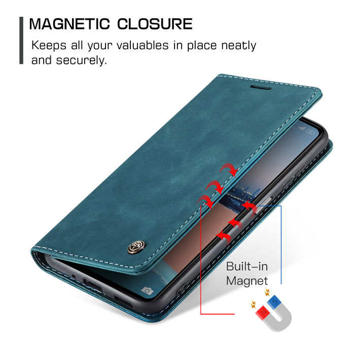 CaseMe Xiaomi POCO X5 Pro 5G Wallet Retro Suede Leather Case