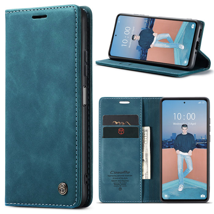 CaseMe Xiaomi POCO X5 Pro 5G Wallet Retro Suede Leather Case