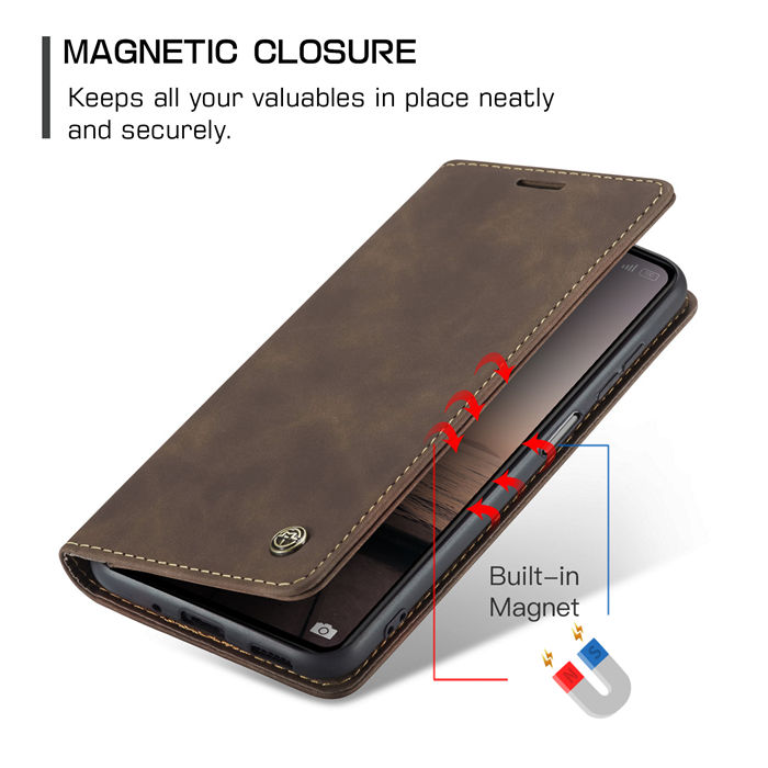 CaseMe Xiaomi POCO X5 Pro 5G Wallet Retro Suede Leather Case