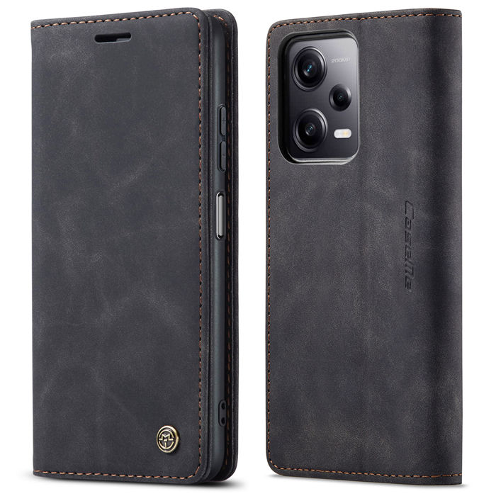CaseMe Xiaomi Redmi Note 12 Pro Plus Wallet Retro Suede Leather Case
