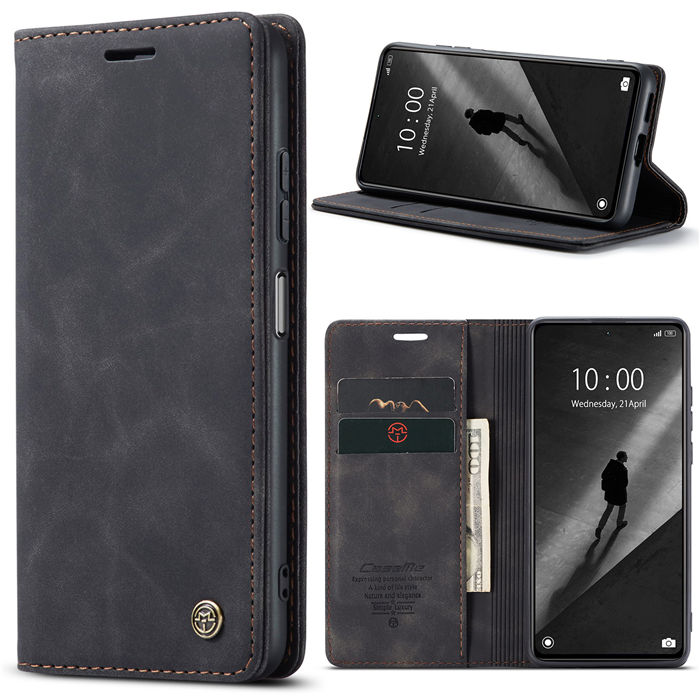 CaseMe Xiaomi Redmi Note 12 Pro Plus Wallet Retro Suede Leather Case